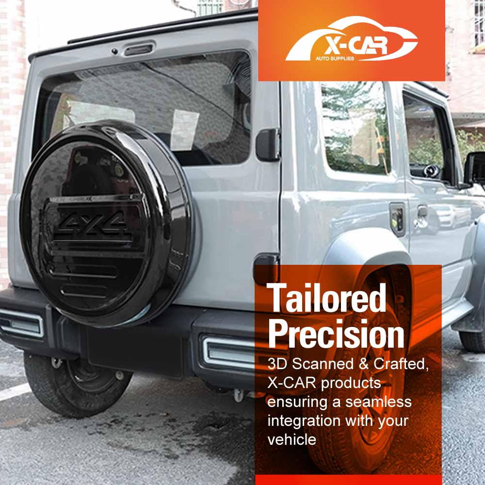 Spare Wheel Cover for Suzuki Jimny 3-Door 2018-Onwards Spare Tire Protective Cover Glossy Black Exterior Modification Accessories