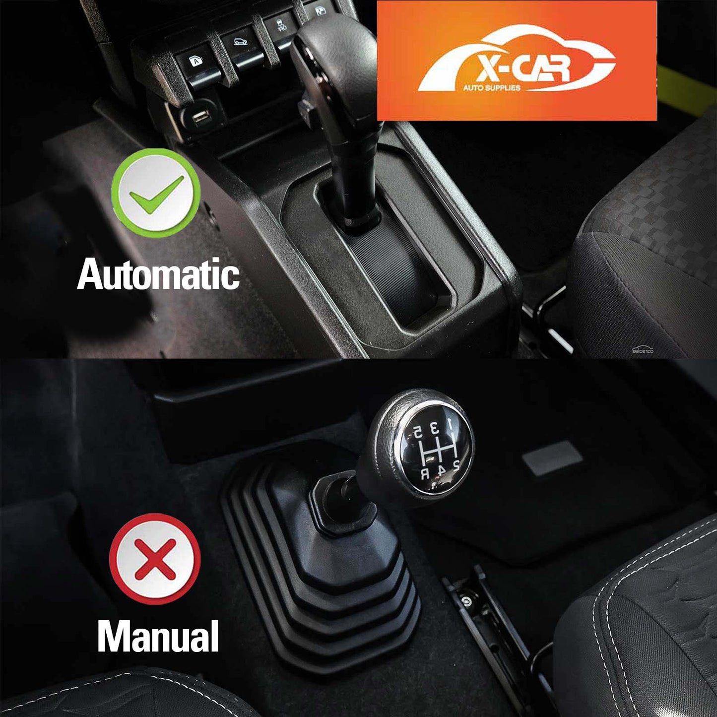 Gear Side Tray Storage Boxes for Suzuki Jimny Auto 2018-Onwards Center Console Armrest Organizer Car Accessories Set of 2
