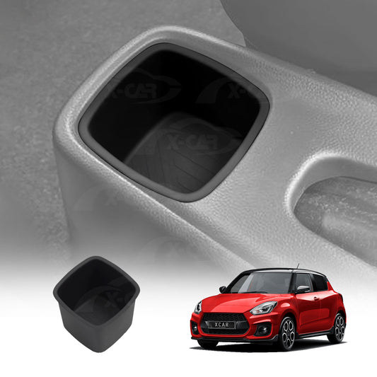 Rear Cup Holder Insert for Suzuki Swift 3rd Gen 2017-2024 Centre Console Rubber Interior Accessories