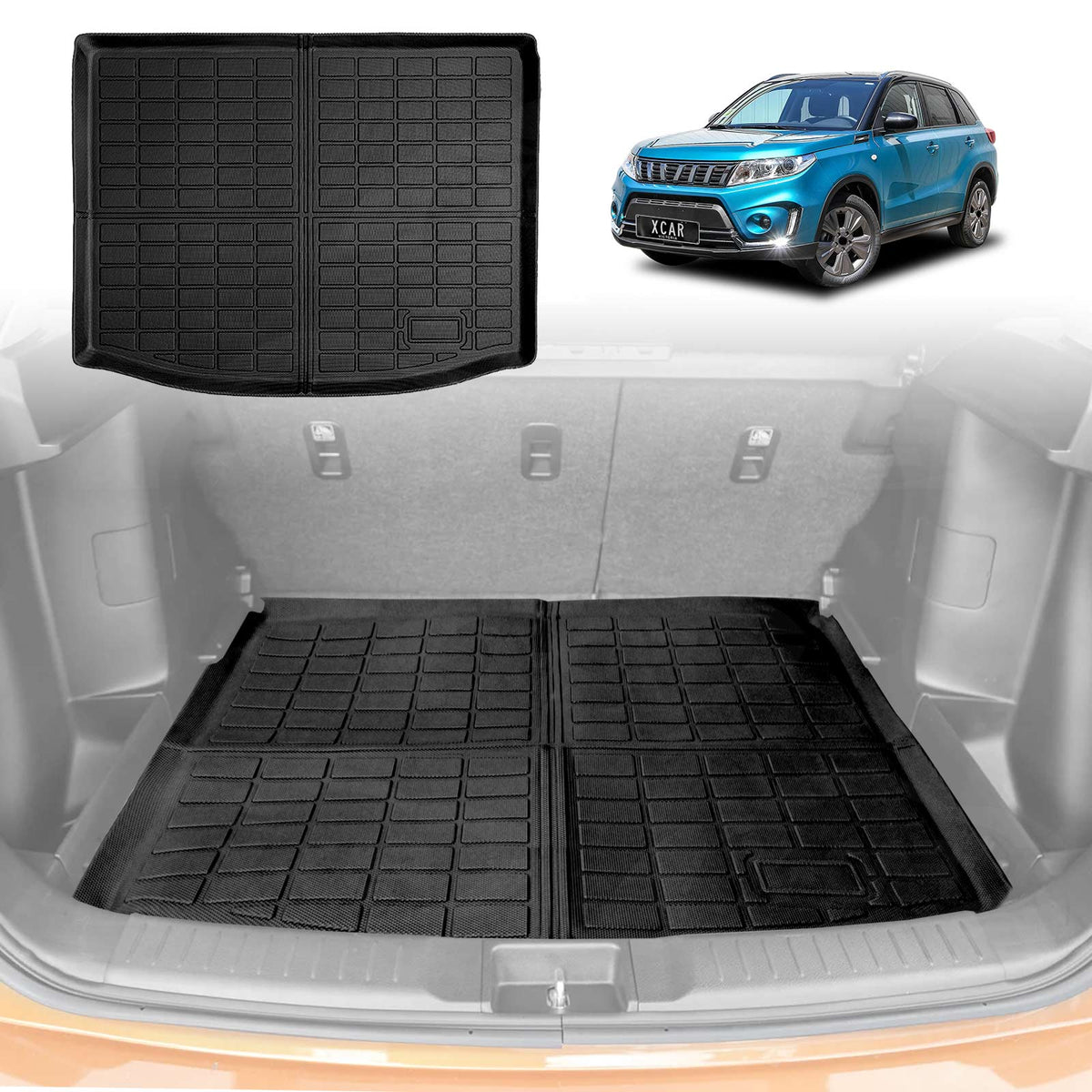 Boot Liner for Suzuki Vitara LY Series 2015-2025 All Weather Heavy Duty Cargo Trunk Cover Mat Luggage Tray Car Accessories