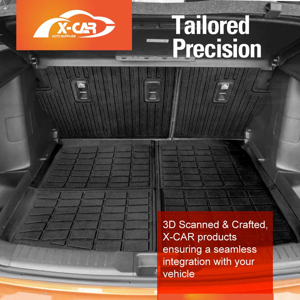 Boot Liner Kick Mats Set for Suzuki Vitara LY Series 2015-2025 All Weather Heavy Duty Cargo Car Trunk Back Seat Protector