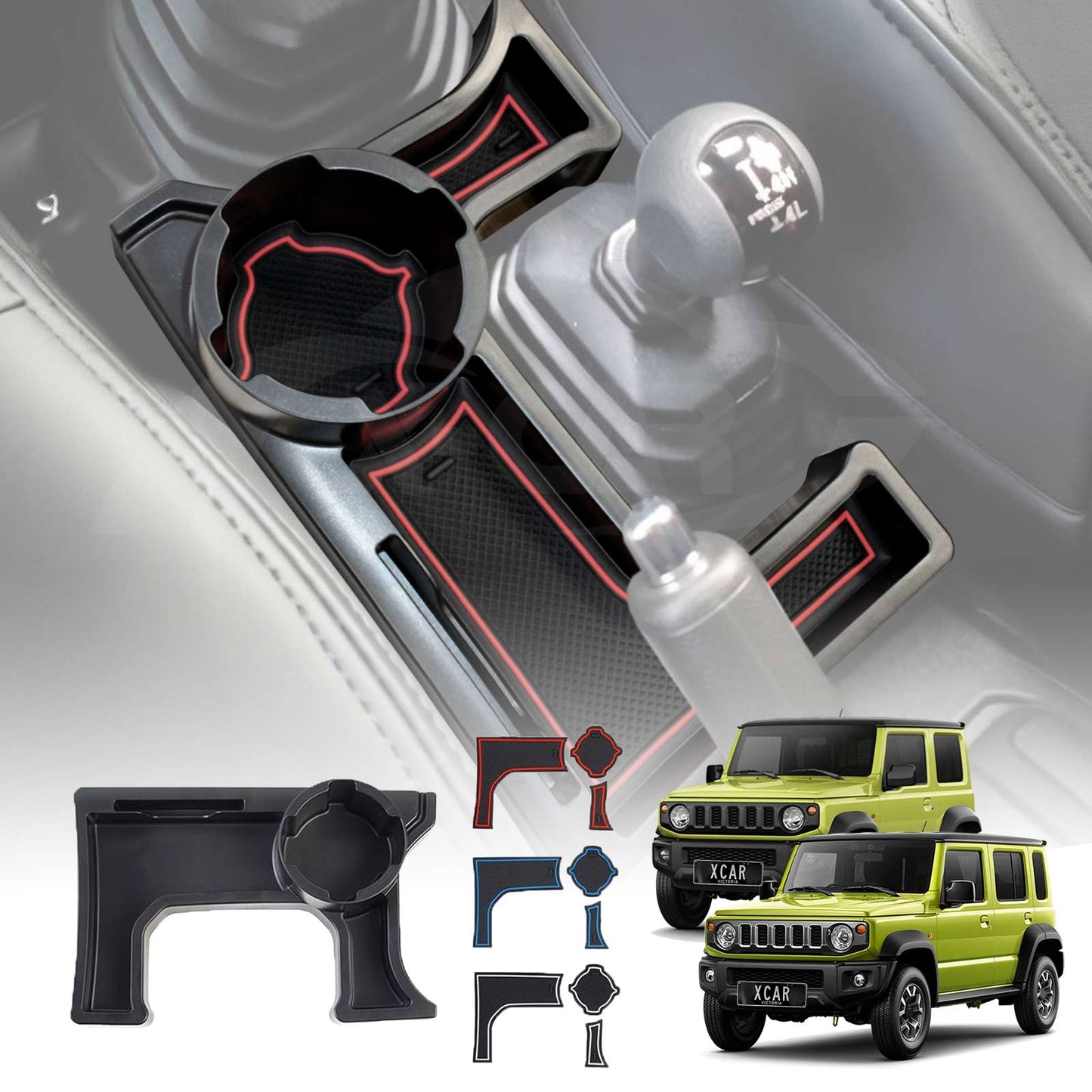 Car Center Console Cup Holder for Suzuki Jimny Manual Transmission 2018-2025 Storage Box Container Tray Car Accessories