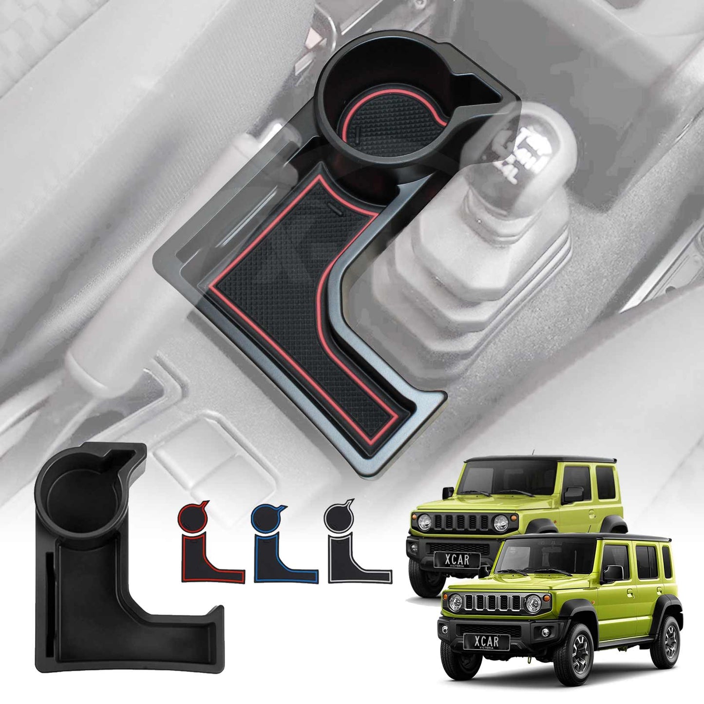 Car Center Console Cup Holder for Suzuki Jimny Auto Transmission 2018-2025 Storage Box Container Tray Car Accessories