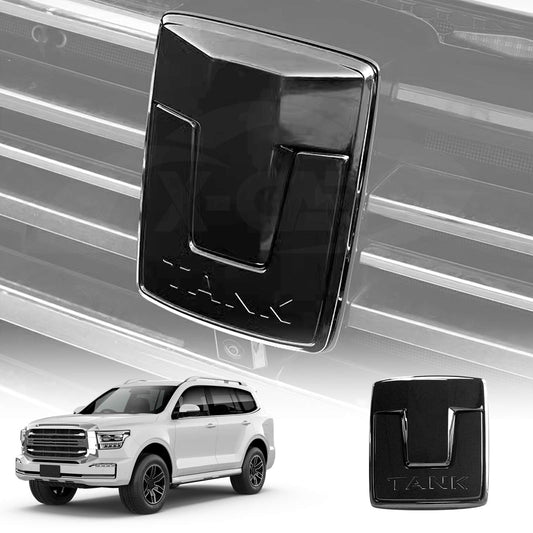 Front Logo Badge for GWM Tank 500 Tank500 2024-2025 Emblem Decals Sticker Cover Accessories Glossy Black