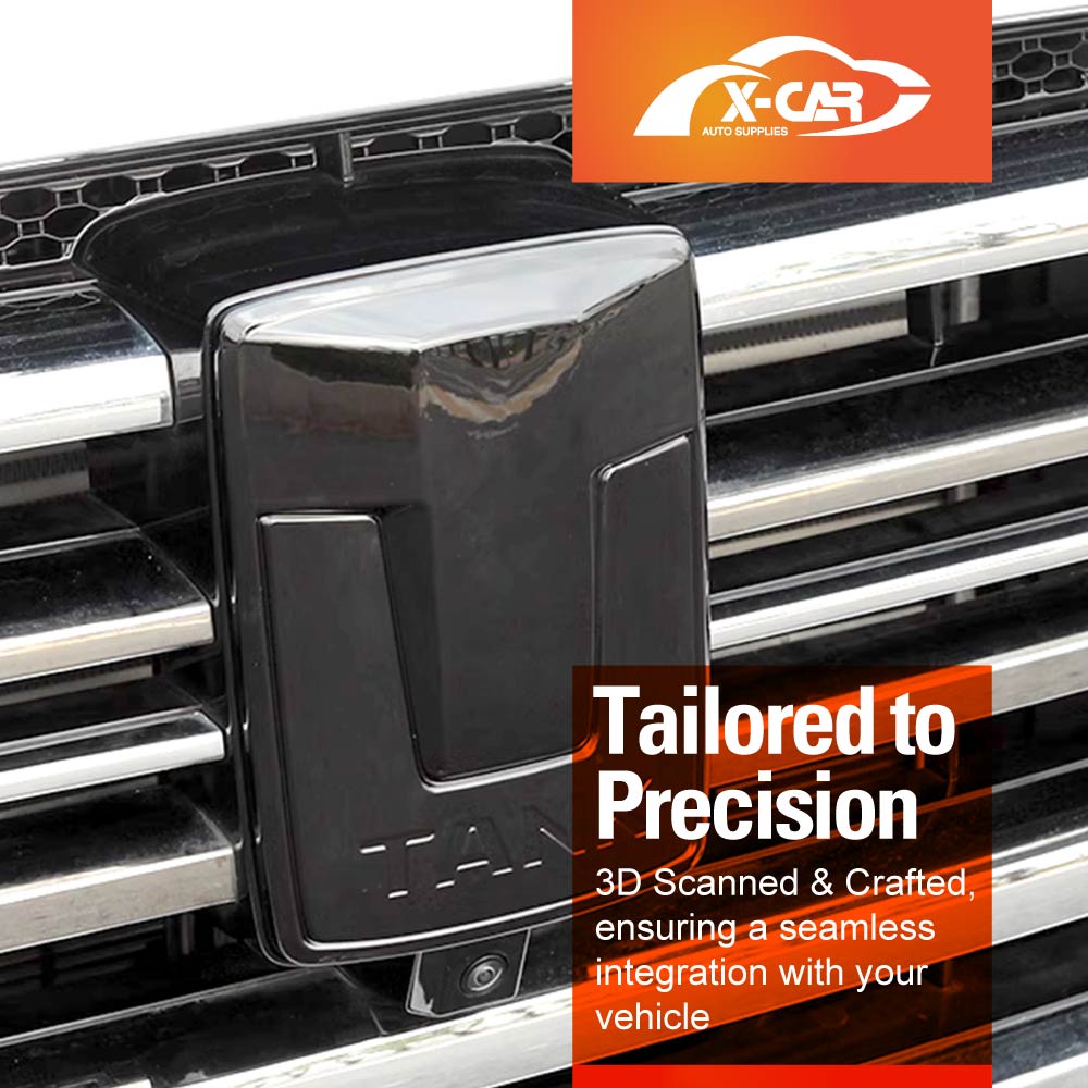 Front Logo Badge for GWM Tank 500 Tank500 2024-2025 Emblem Decals Sticker Cover Accessories Glossy Black