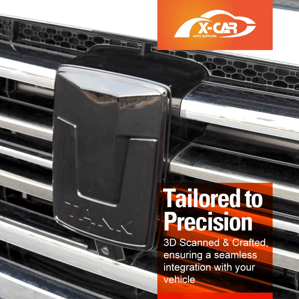 Front Logo Badge for GWM Tank 500 Tank500 2024-2025 Emblem Decals Sticker Cover Accessories Glossy Black