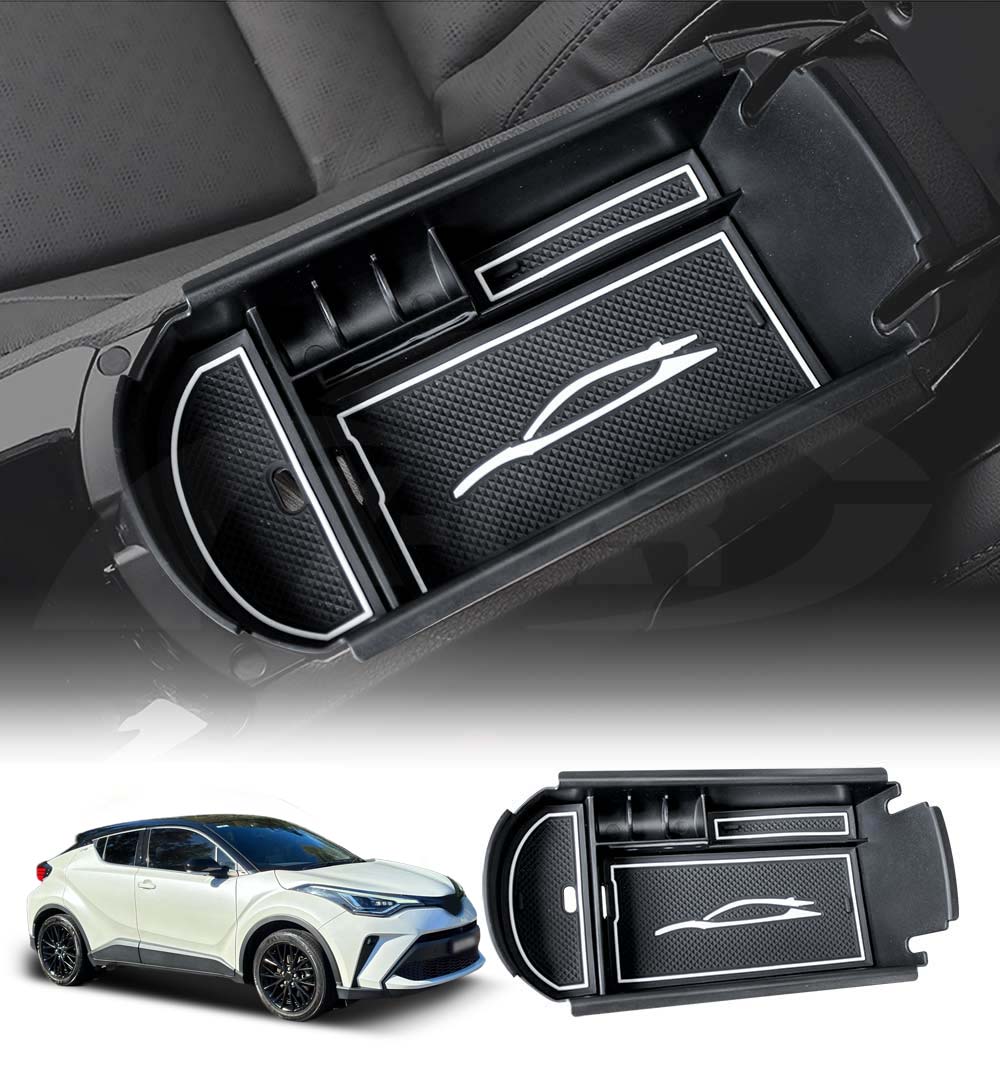Centre Console Armrest Organizer Tray for Toyota C-HR CHR 2016-2023 Storage Box Accessories
