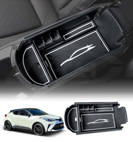 Centre Console Armrest Organizer Tray for Toyota C-HR CHR 2016-2023 Storage Box Accessories