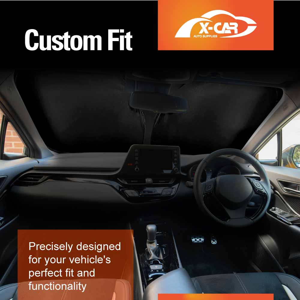 WindScreen Sun Shade for Toyota C-HR CHR 2016-2023 Blocks UV Rays Foldable Custom Wind Screen Sun Visor Protector