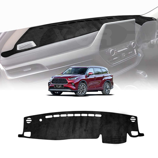 Dash Mat for Toyota Kluger 2021-2025 Microfiber Non-Slip Pad Cover Interior Accessories