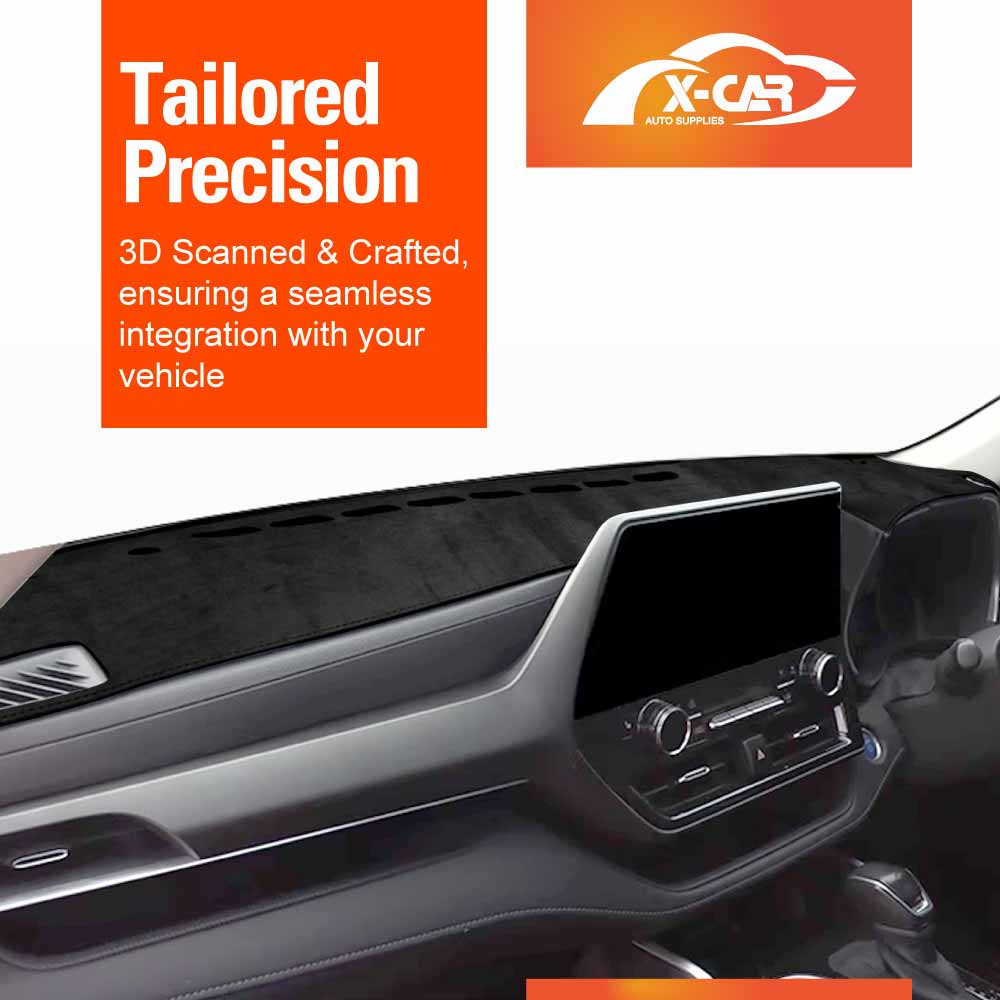 Dash Mat for Toyota Kluger 2021-2025 Microfiber Non-Slip Pad Cover Interior Accessories