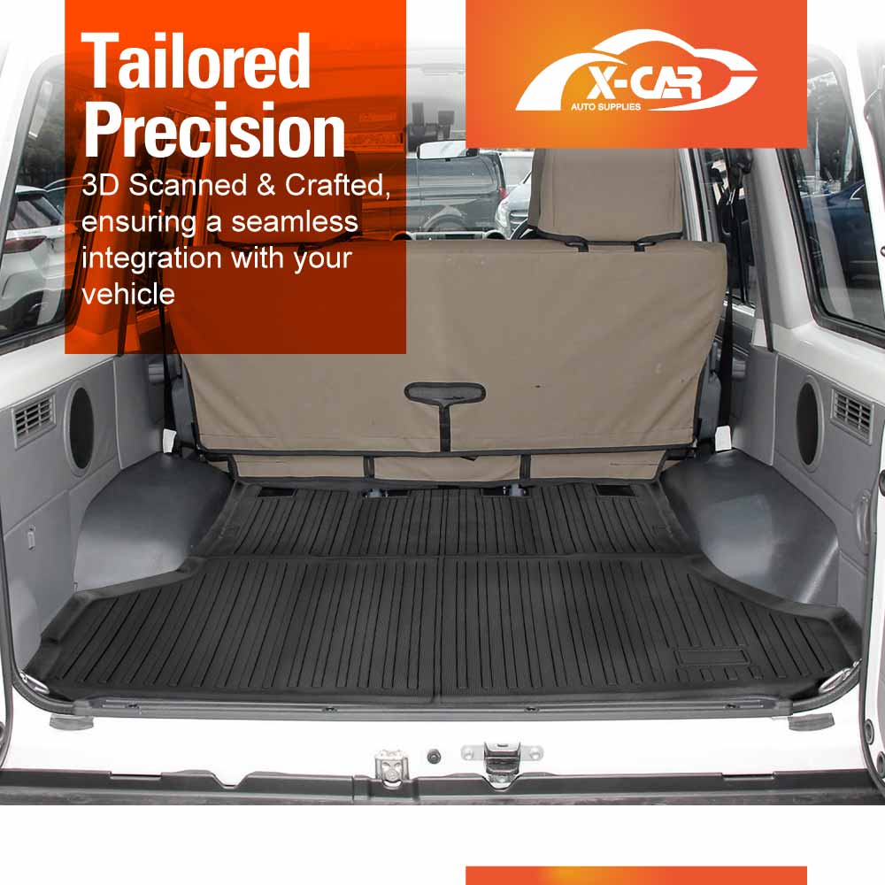 Boot Liner for Toyota Landcruiser 70/76 Series 2012-2022 All Weather Heavy Duty Cargo Trunk Mat Luggage Tray