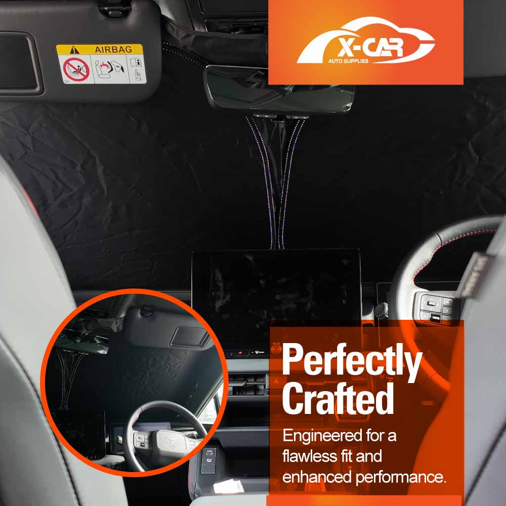 WindScreen Sun Shade for Toyota RAV4 RAV 4 6th Gen 2026-Onwards Blocks UV Rays Foldable Custom Wind Screen Sun Visor Protector