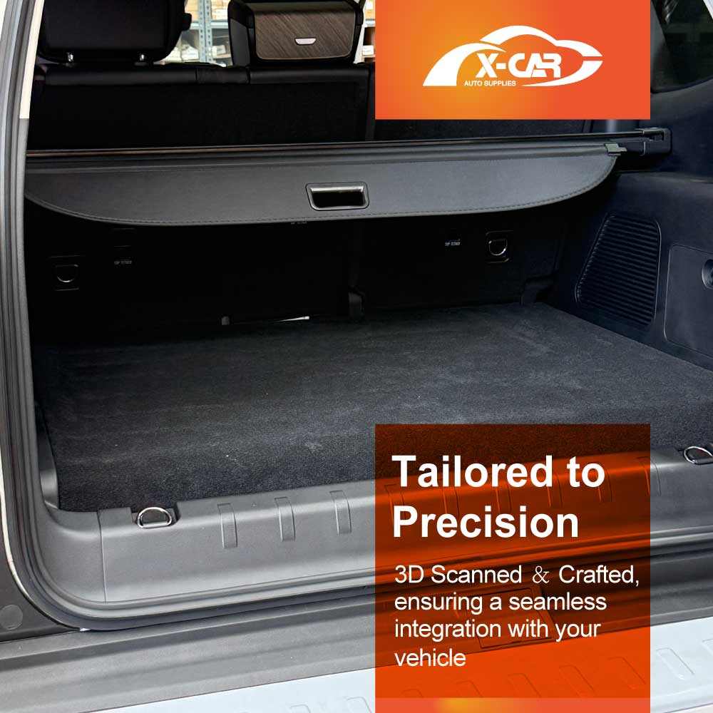 Retractable Cargo Cover for GWM Tank 500 Tank500 2024-Onwards Rear Rack Partition Shelter Canvas Trunk Luggage Security Shield Shade
