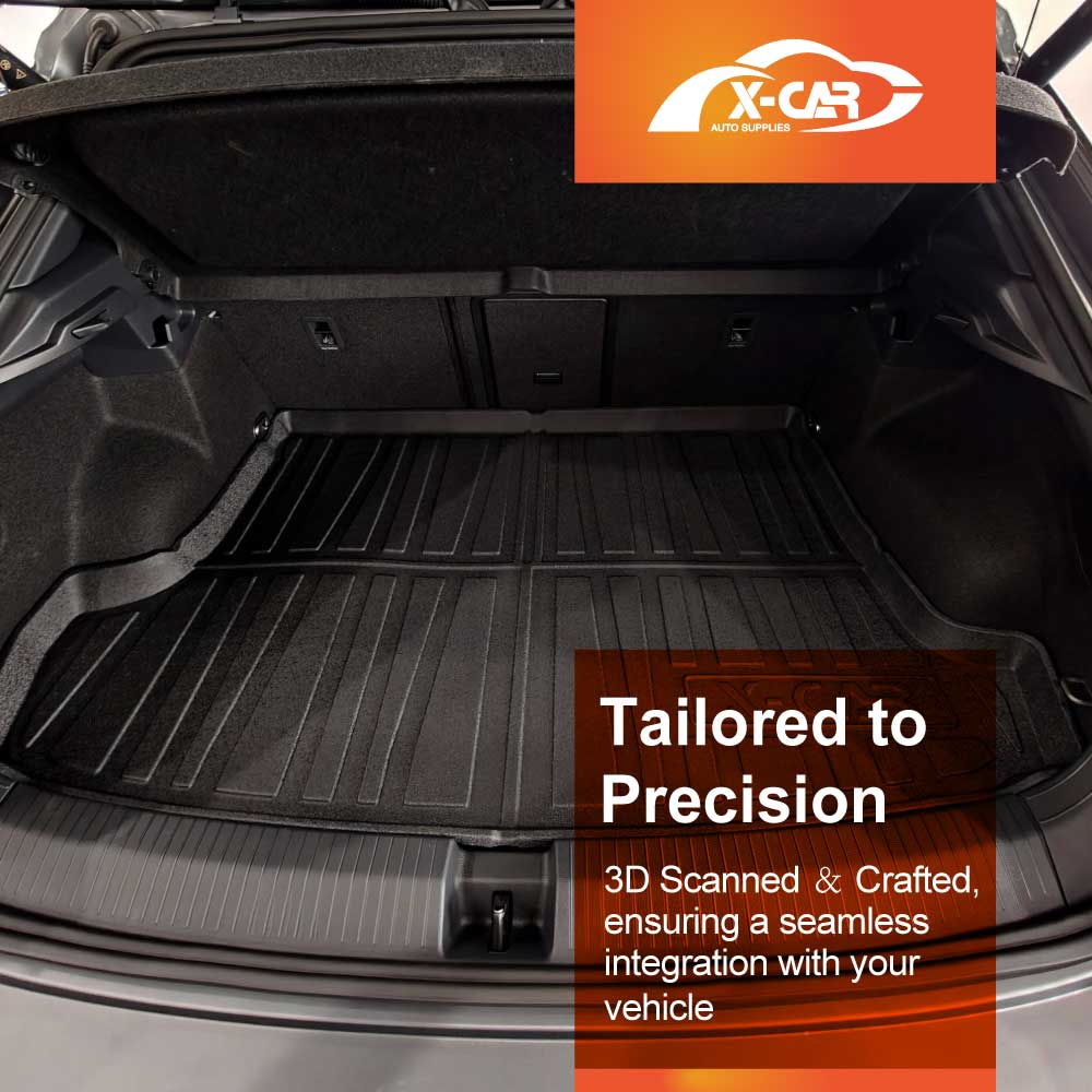 3D Floor Mats Boot Liner Set for Volkswagen VW T-Roc 2020-2026 All Weather Heavy Duty Cargo Car Trunk Luggage Tray