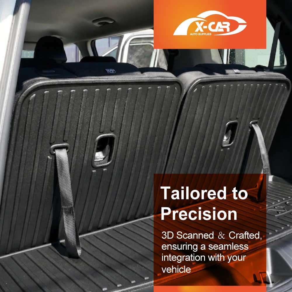 3D Floor Mats Boot Liner for Hyundai SantaFe Santa Fe 6/7 Seater 2024-Onwards All Weather Heavy Duty Cargo Car Trunk Luggage Tray