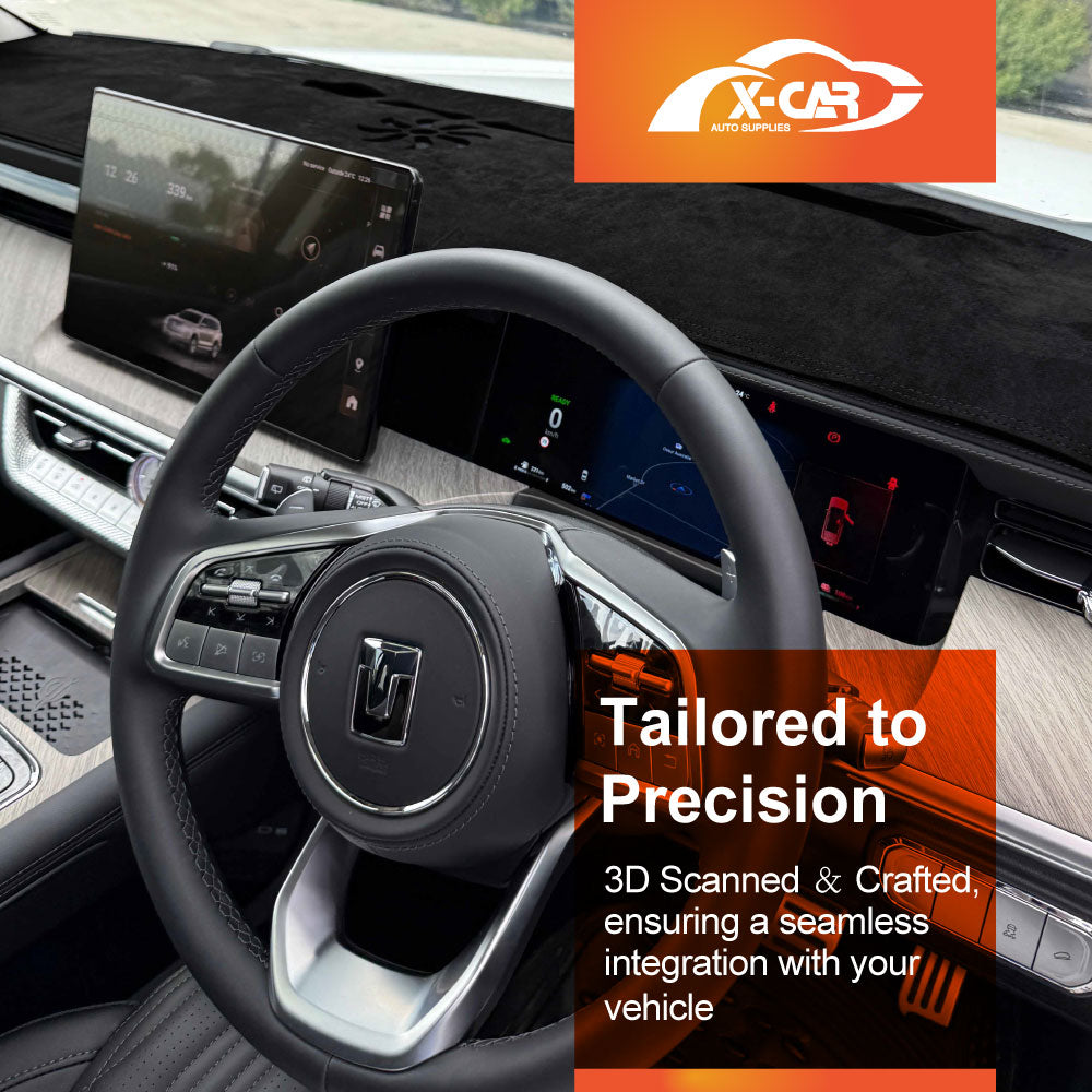 Dash Mat for GWM Cannon Alpha With HUD 2024-Onwards Non-Slip Microfiber Pad Cover Interior Accessories