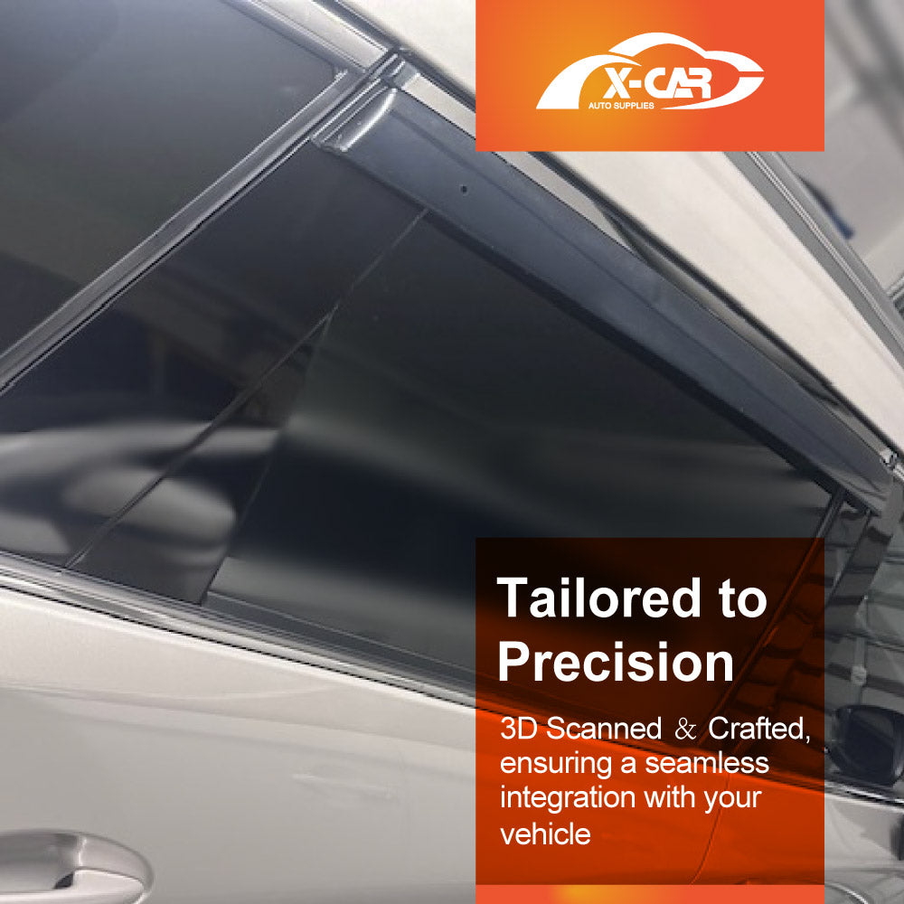 Weathershields for Mazda CX8 CX-8 2018-2024 Car Weather Shields Wind Deflectors Window Sun Visor 4-Piece Set