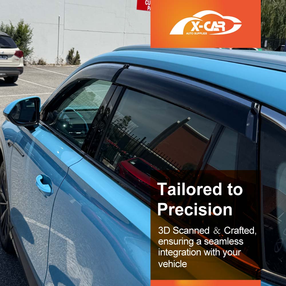 Weathershields for MG HS 2024-Onwards Car Weather Shields Wind Deflectors Window Sun Visor 4 Pcs