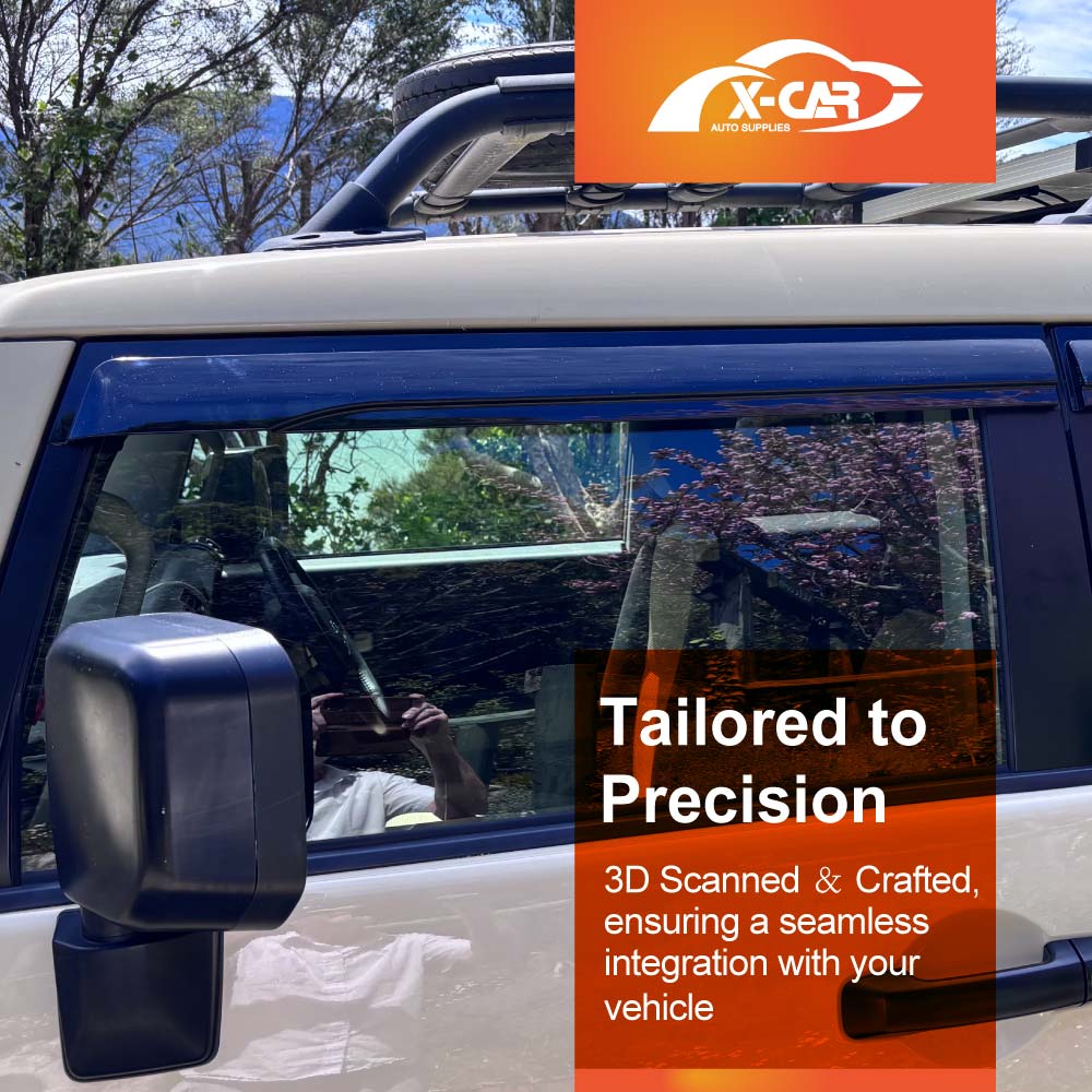 Weathershields for Toyota FJ Cruiser 2011-2019 Car Weather Shields Wind Deflectors Window Sun Visor