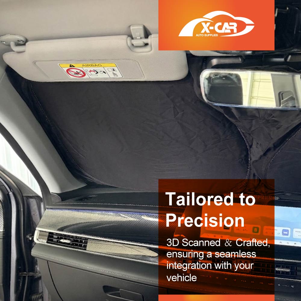 WindScreen Sun Shade for Chery Tiggo 7 Pro 2023-Onwards Blocks UV Rays Foldable Custom Wind Screen Sun Visor Protector