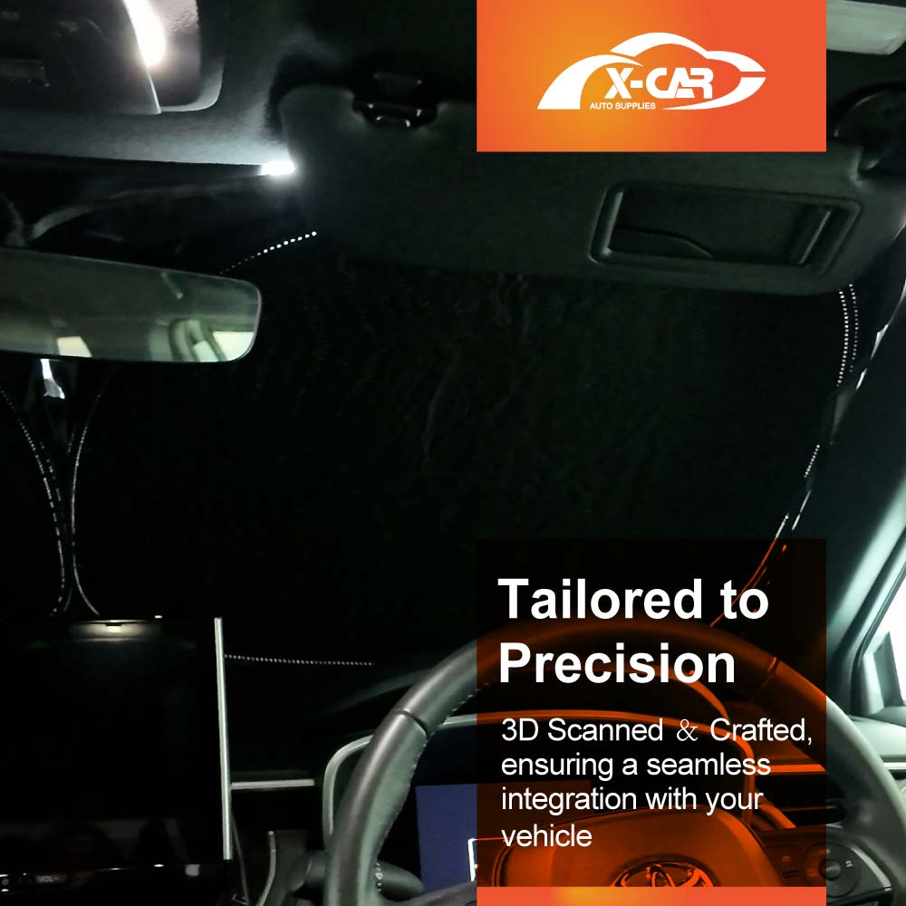 WindScreen Sun Shade for Toyota Corolla Cross 2022-Onwards Blocks UV Rays Foldable Custom Wind Screen Sun Visor Protector