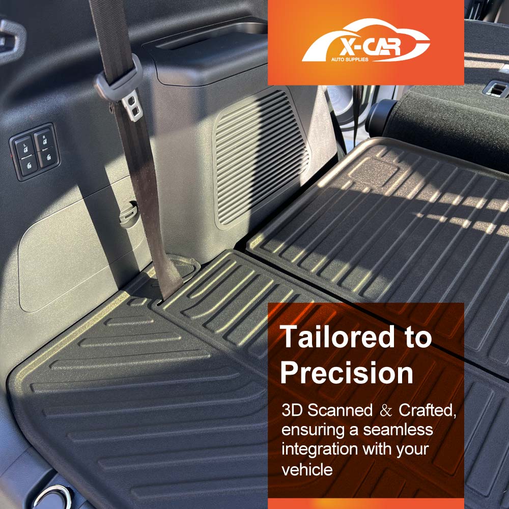 3D Floor Mats Boot Liners for GWM Tank 500 Tank500 2024-Onwards All Weather Heavy Duty Cargo Car Trunk Luggage Tray