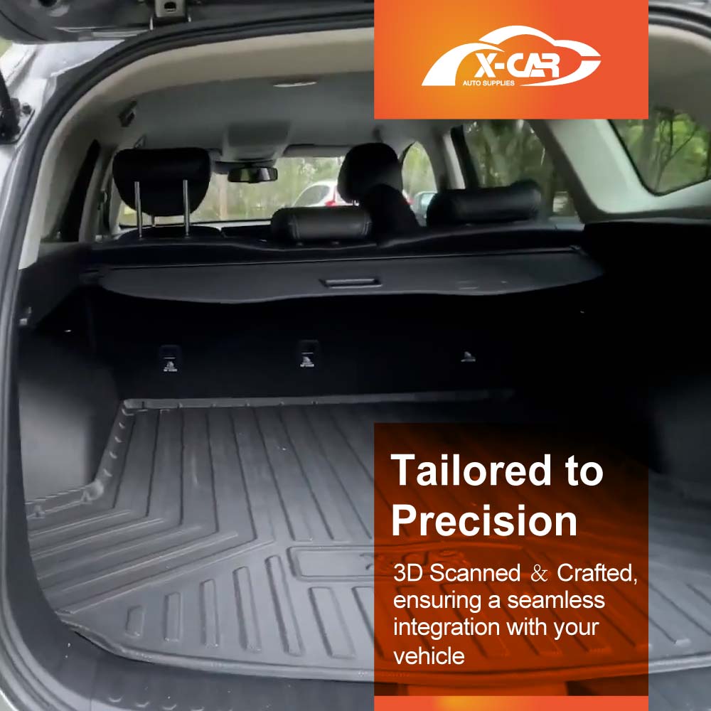 Boot Liner Set for GWM Haval H6/H6 GT 2021-Onwards All Weather Heavy Duty Car Trunk Back Seat Protector Cargo Kick Mats