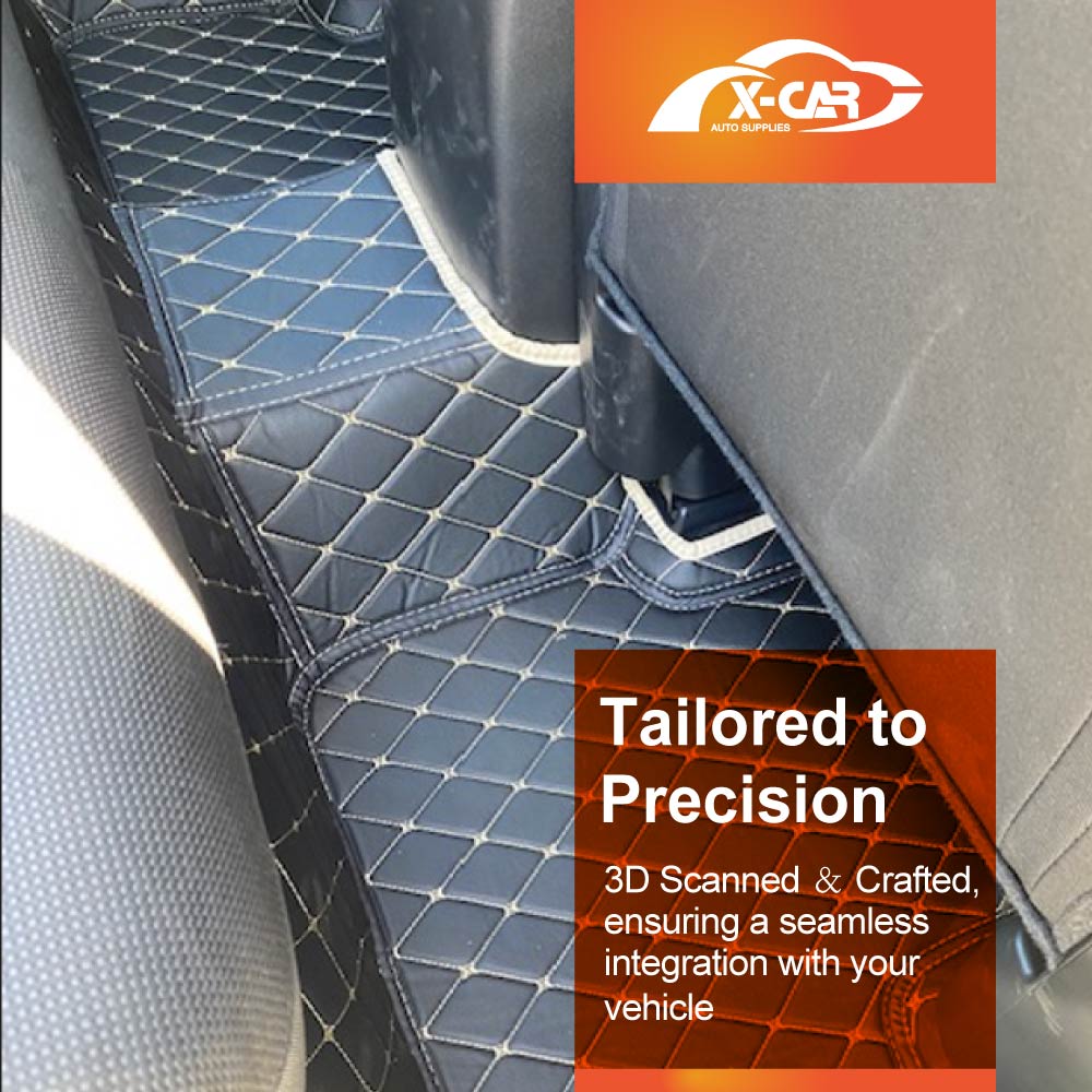 Mazda CX-30 CX30 2019-Onwards Premium Custom Made PU Leather Car Mat Floor Liner Carpet Complete Set