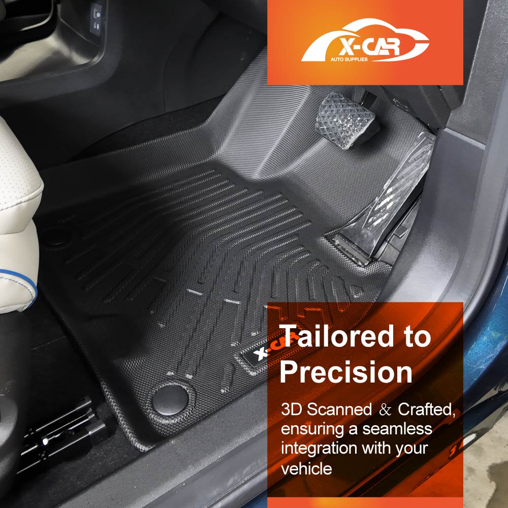 3D Floor Mats Boot Liner Set for Jaecoo J5 EV Petrol 2025-Onwards All Weather Heavy Duty Cargo Car Trunk Luggage Tray