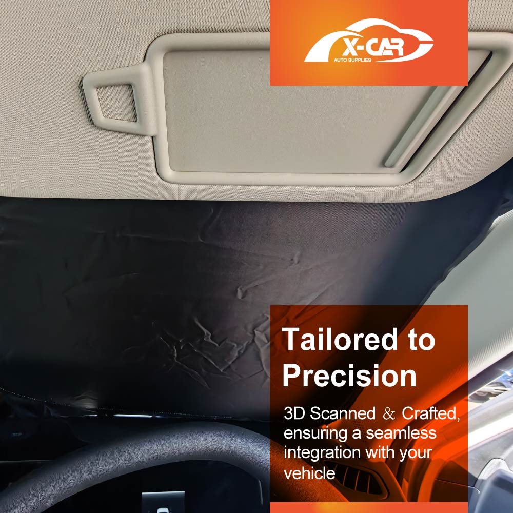 WindScreen Sun Shade for Kia K4 2024-Onwards Blocks UV Rays Foldable Custom Wind Screen Sun Visor Protector