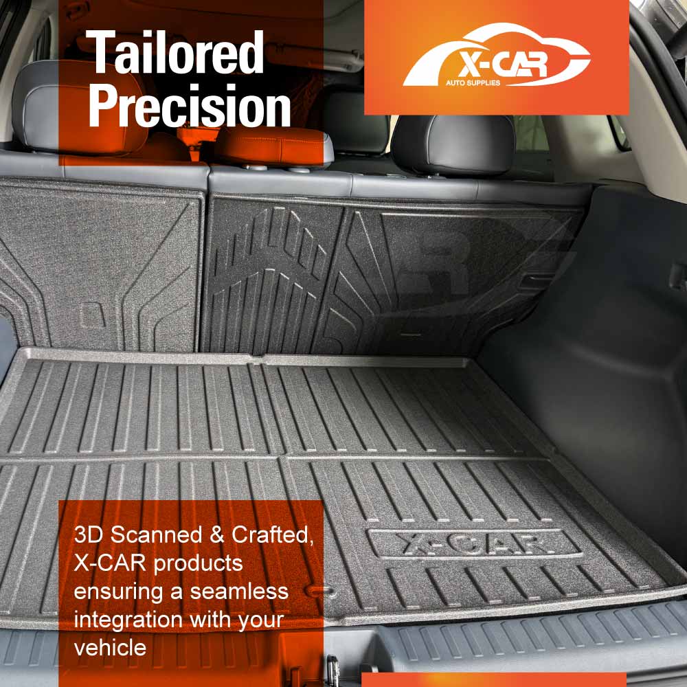 3D Floor Mats Boot Liner for Geely EX5 2025-Onwards No Subwoofer All Weather Heavy Duty Toolbox Cargo Car Trunk Back Seat Kick Cover