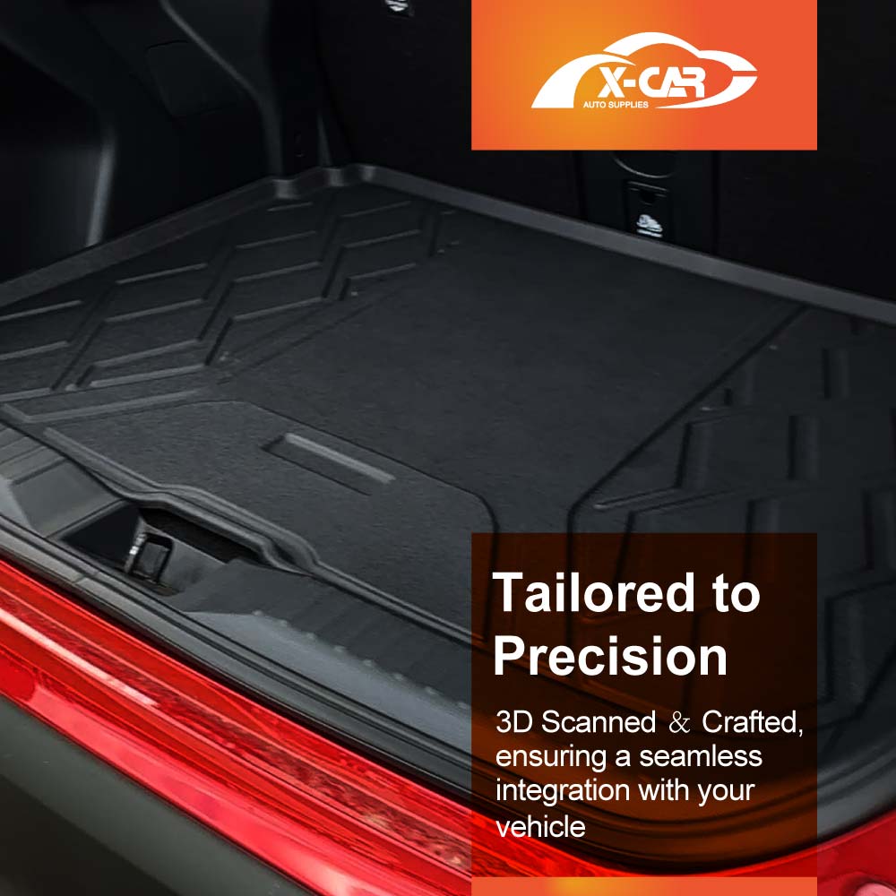 3D Floor Mats Boot Liner for Toyota Yaris Cross MXP Series 2020-Onwards All Weather Heavy Duty Cargo Car Trunk Luggage Tray