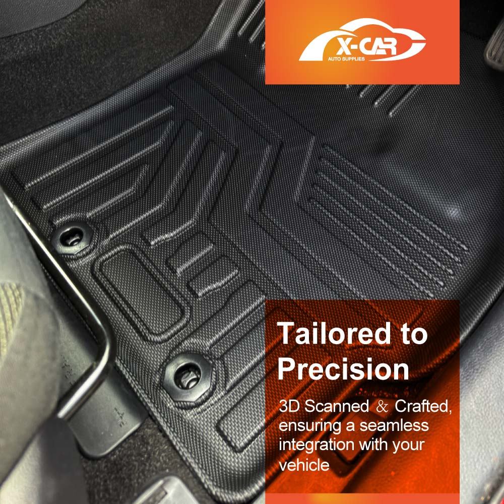 3D Floor Mats Boot Liner for Toyota Yaris Cross MXP Series 2020-Onwards All Weather Heavy Duty Cargo Car Trunk Luggage Tray
