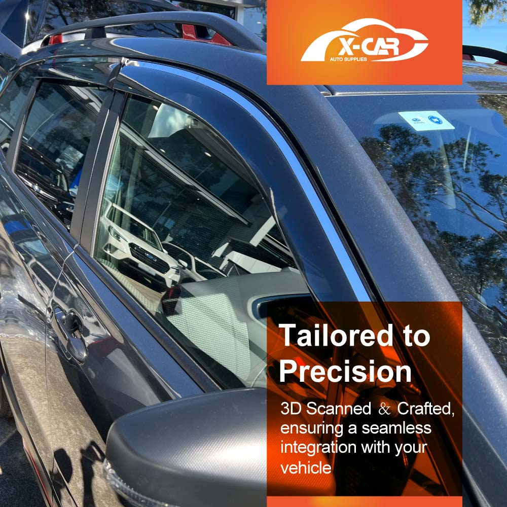 Premium Weathershields for Subaru Forester 2018-2024 S5 SK Car Weather Shields Wind Deflectors Window Sun Visor 4-Piece Set