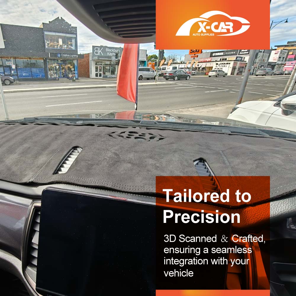 Dash Mat for Ford Ranger PX Mk3 Series 2018-2022 Non-Slip Microfiber Pad Cover Interior Accessories