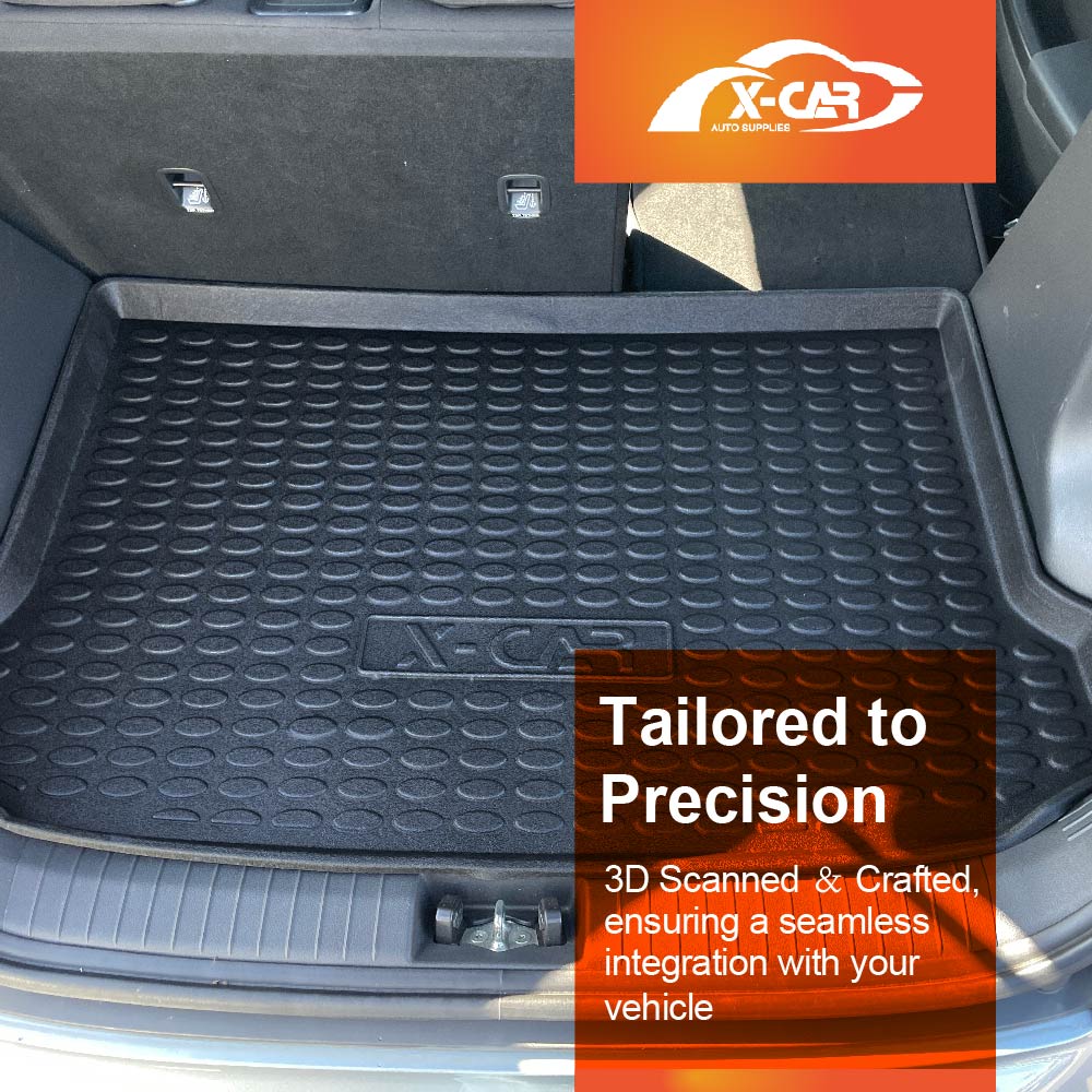 3D Floor Mats Boot Liner for Hyundai Kona 2017-2023 Petrol All Weather Heavy Duty Cargo Car Trunk Luggage Tray Acessories