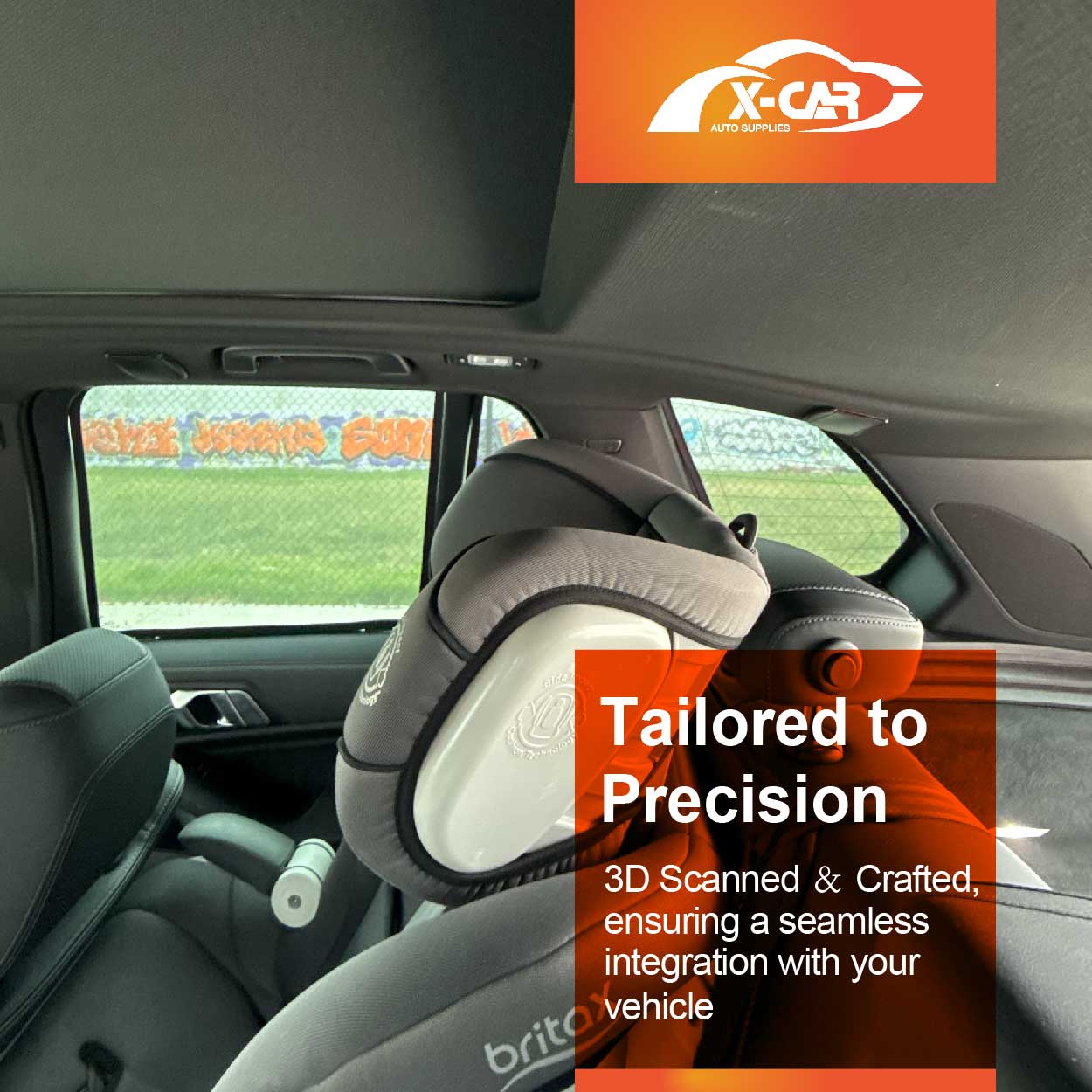 Rear Port Window Sun Shade for BMW X5 2018-Onwards Car Sun Blind Mesh