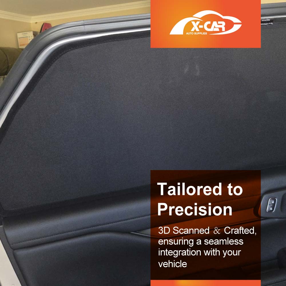 Window Sun Shades for Ford Everest 2022-Onwards Car UV Protection Windscreen Blind Mesh