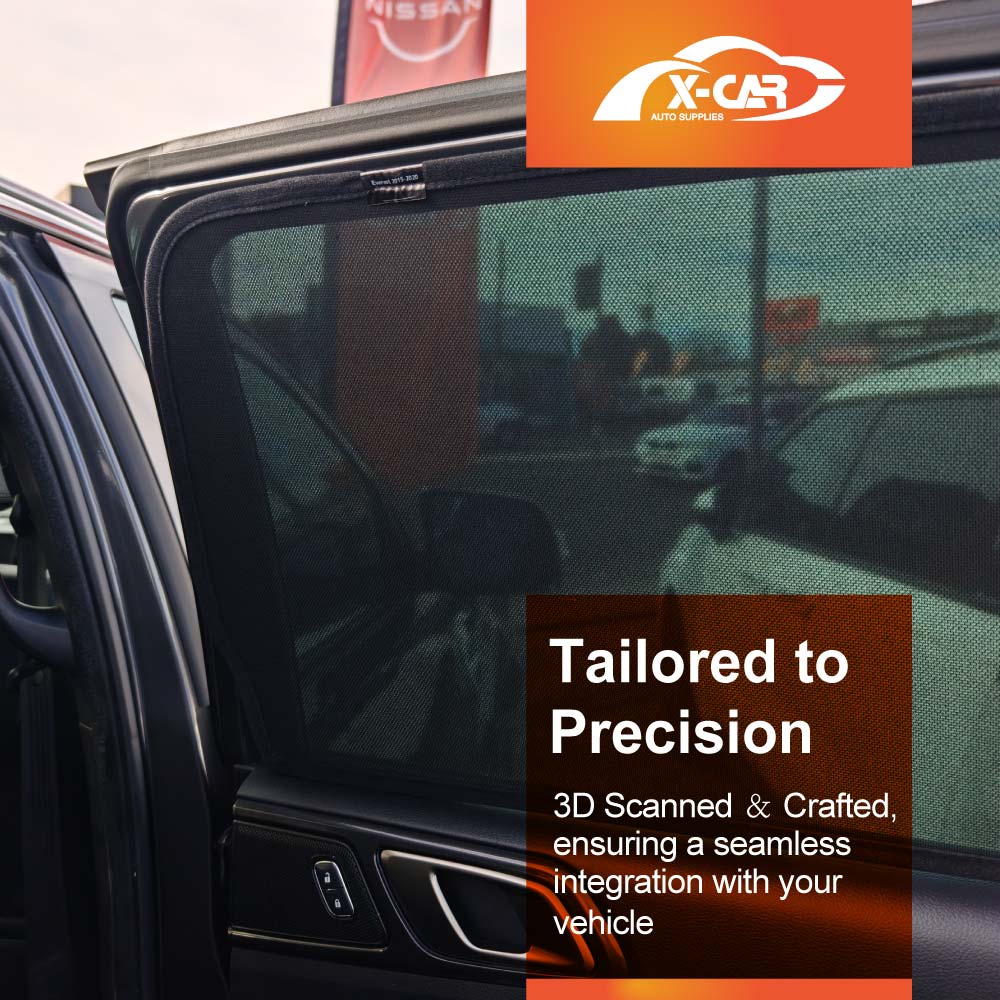 Port Rear Window Sun Shade for Ford Everest 2015-2022 Car Sun Blind Mesh