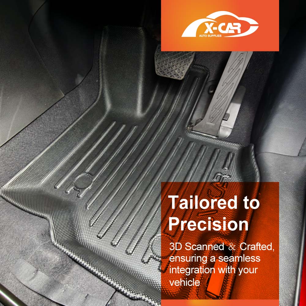 3D Floor Mats Boot Liner Set for Chery Tiggo 4 Hybrid 2025-Onwards All Weather Heavy Duty Cargo Car Trunk Luggage Tray