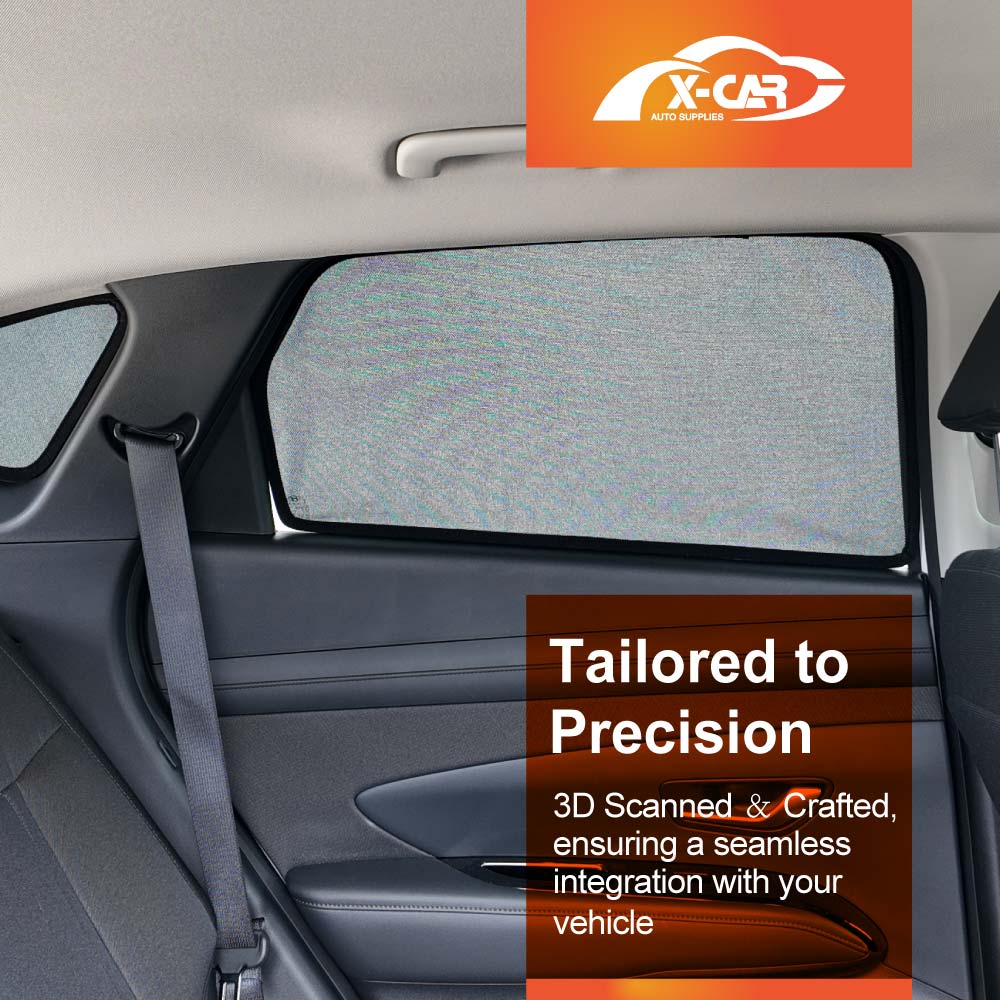 Window Sun Shades for Hyundai Tucson 2021-Onwards Car UV Protection Windscreen Blind Mesh