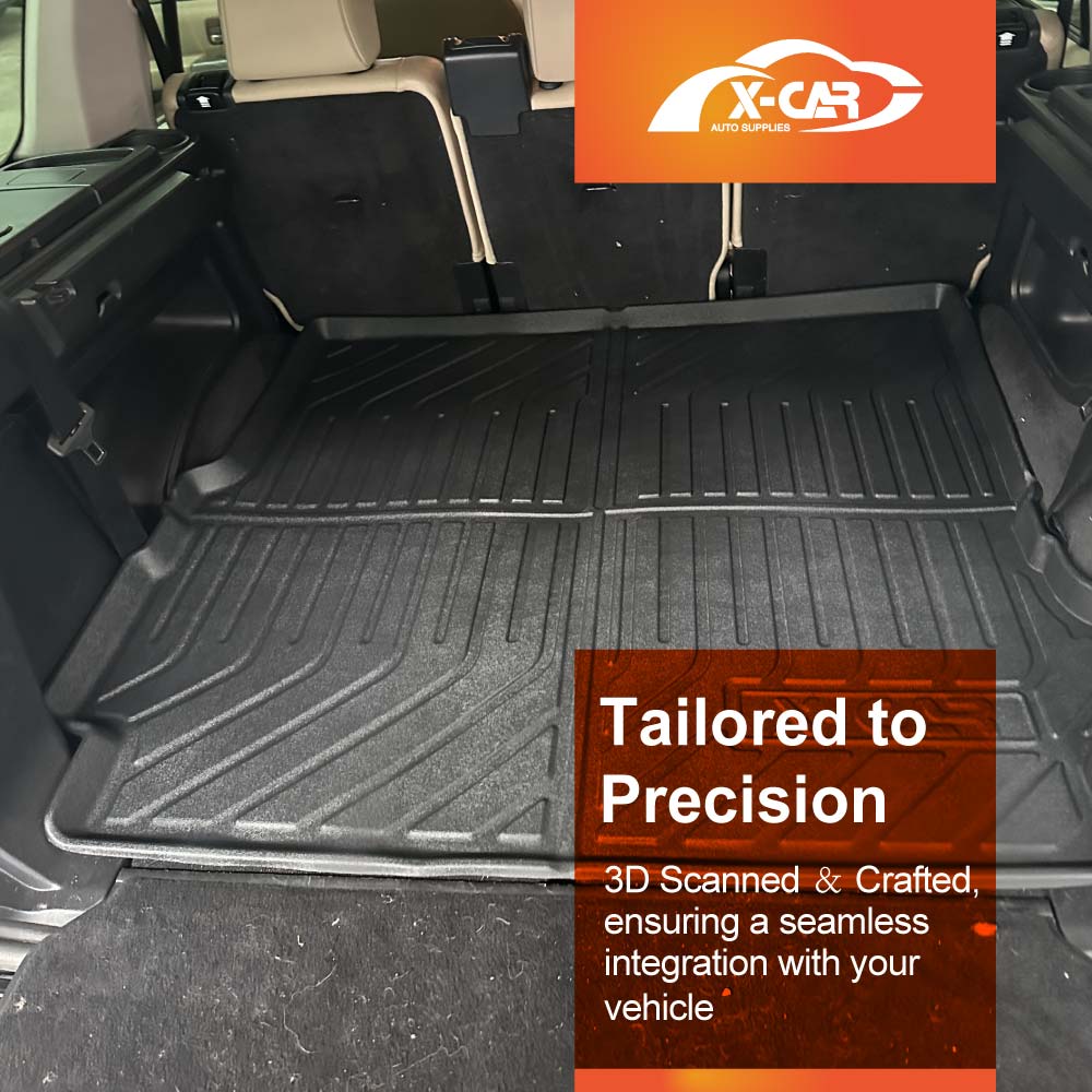 3D Floor Mats Boot Liner for Land Rover Discovery & Discovery 3 4 D3 D4 2005-2016 All Weather Heavy Duty Cargo Car Trunk Luggage Tray