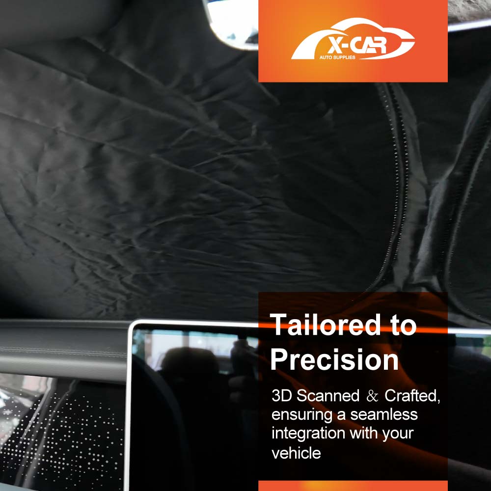 WindScreen Sun Shade for Volkswagen Tayron 2025-Onwards Blocks UV Rays Foldable Custom Wind Screen Sun Visor Protector