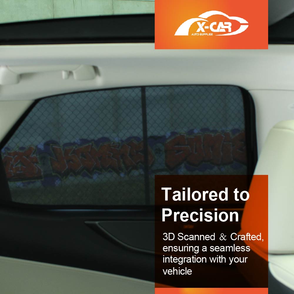 Port Rear Window Sun Shade for Lexus NX Series NX250 NX350 NX350h NX450h 2022-2025 Car Sun Blind Mesh