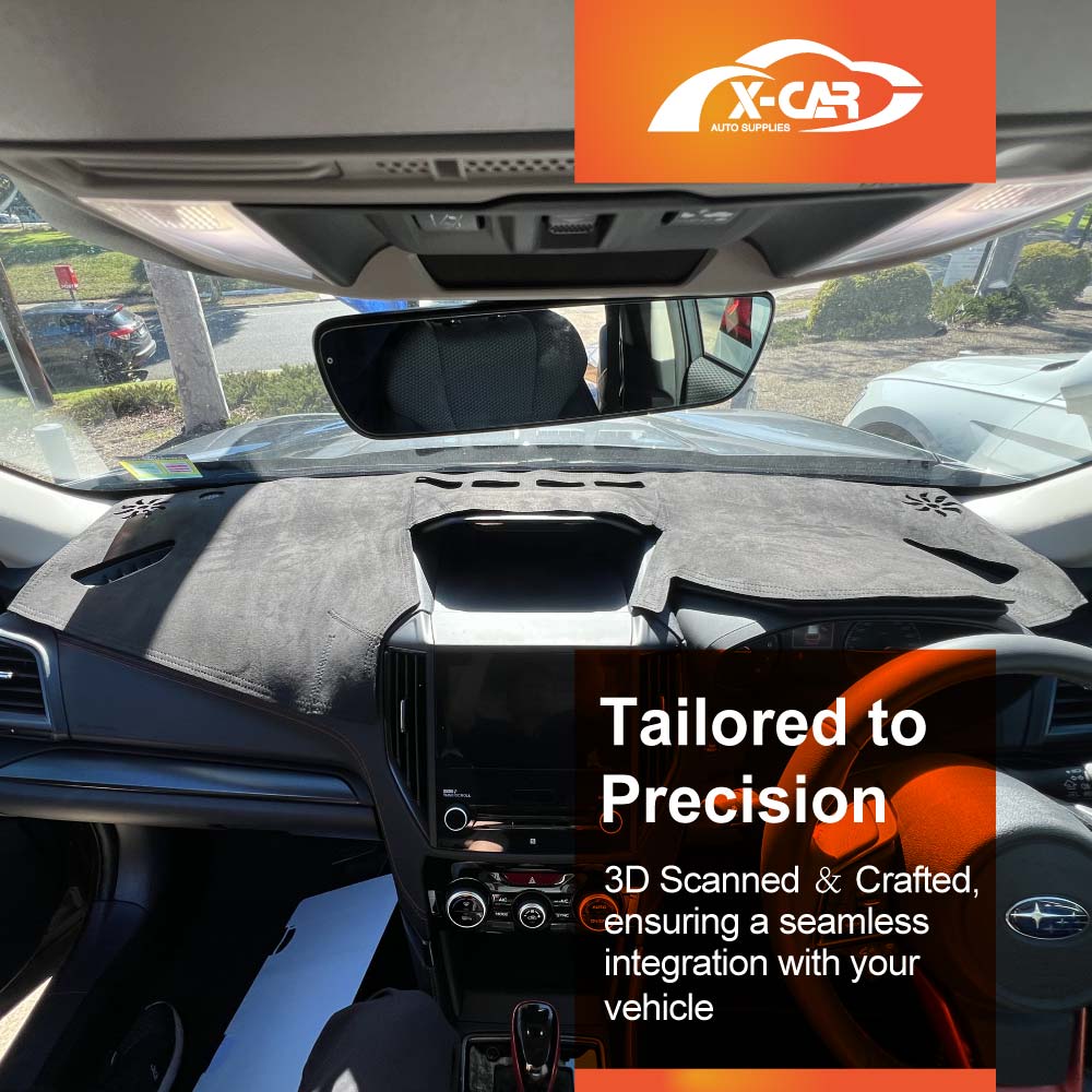 Dash Mat for Subaru Forester 2018-2025 Non-Slip Microfiber Pad Cover Interior Accessories