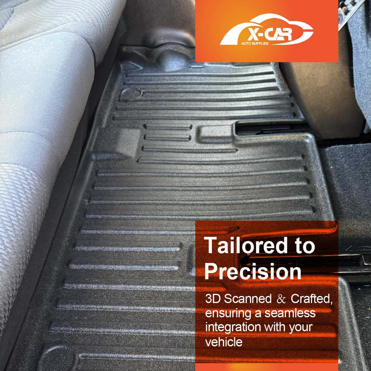 3D Floor Mats Boot Liner Set for Toyota Kluger 2014-2021 All Weather Heavy Duty Cargo Car Trunk Luggage Tray