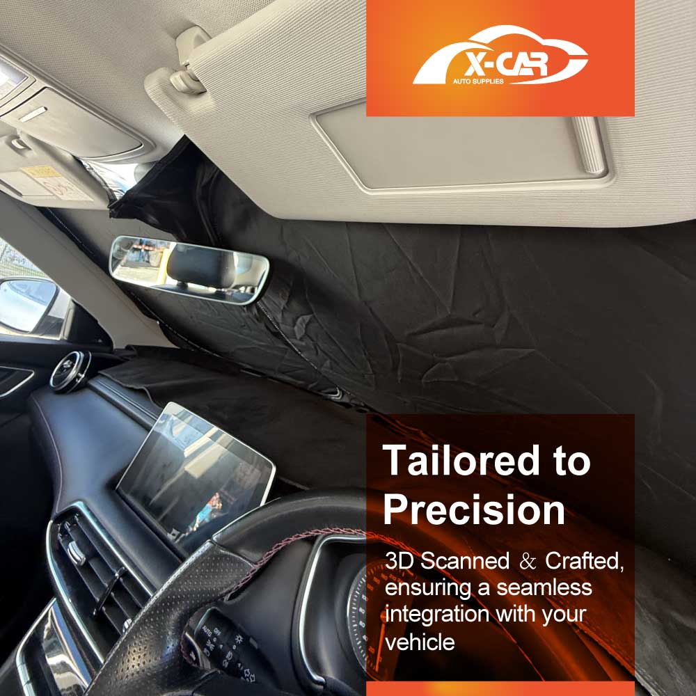WindScreen Sun Shade for MG HS 2025-Onwards Blocks UV Rays Foldable Custom Wind Screen Sun Visor Protector