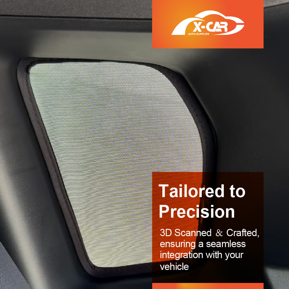 Port Window Sun Shade for Mitsubishi Outlander 2021-2025 Car Sun Blind Mesh Third Row Window