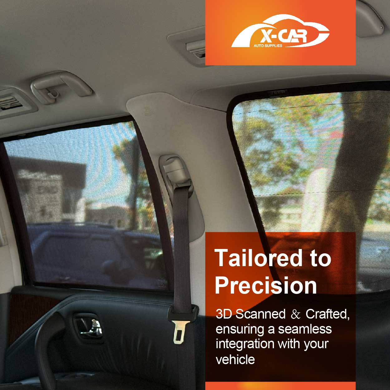 Port Window Sun Shade for Nissan Patrol 2012-2024 Y62 Series Car Sun Blind Mesh Third Row Window